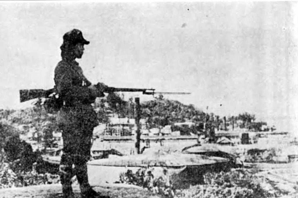 Pasukan Jepang mendarat di Pulau Jawa pada tanggal 1 Maret 1942, menandai dimulainya pendudukan Jepang di Indonesia. (Foto: Wikimedia Commons)