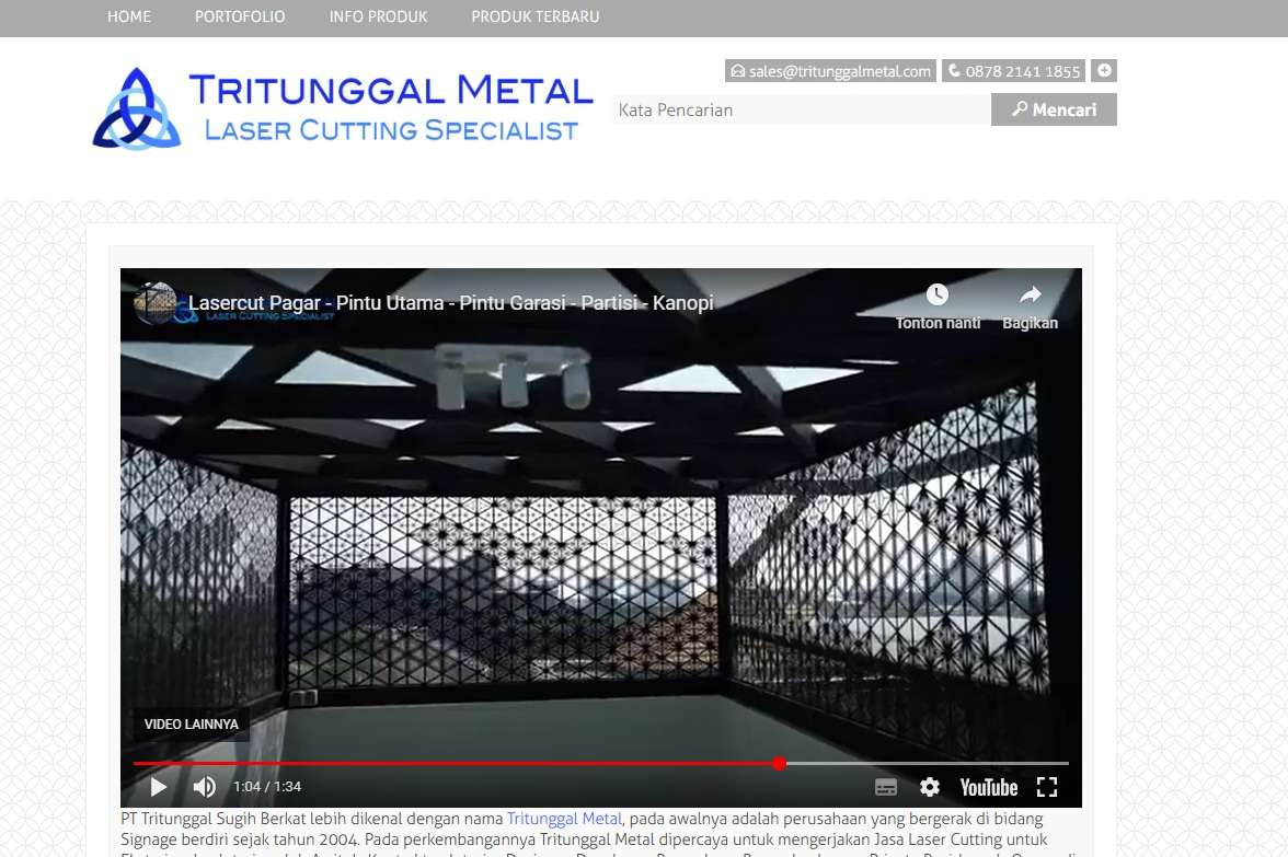 Tritunggal Metal: Penyedia Jasa Laser Cutting Metal Terbaik di Indonesia