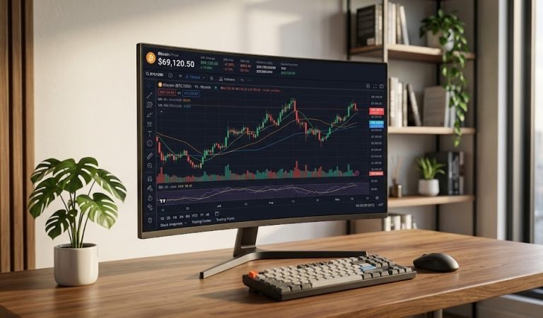 grafik bitcoin untuk manajemen risiko dan diversifikasi portofolio kripto