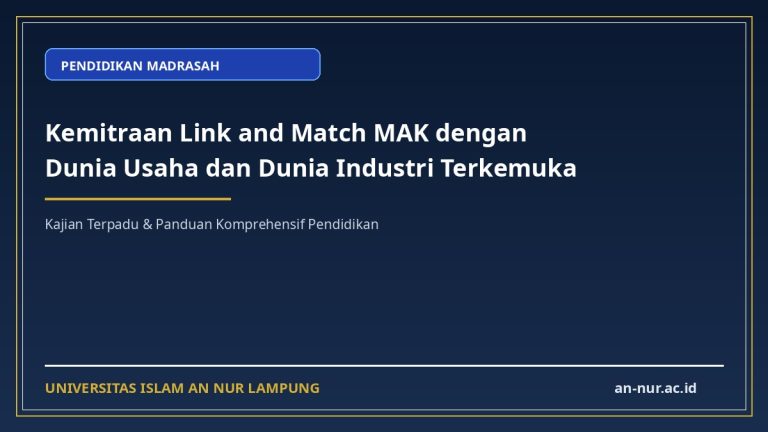 Kemitraan Link and Match MAK dengan Dunia Usaha dan Dunia Industri Terkemuka