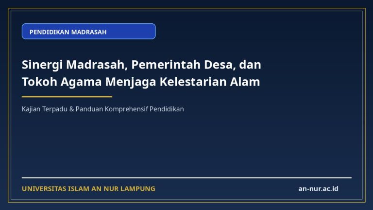 Sinergi Madrasah, Pemerintah Desa, dan Tokoh Agama Menjaga Kelestarian Alam