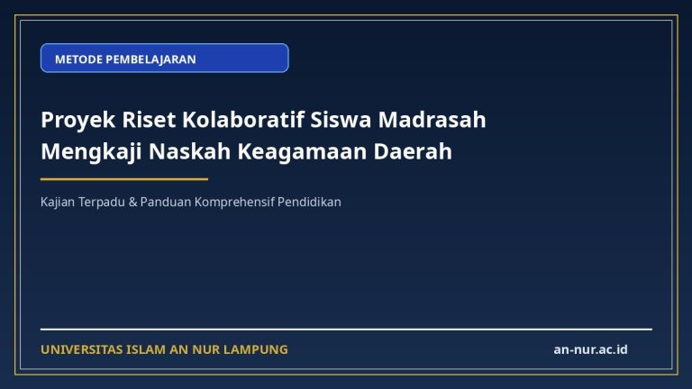 Proyek Riset Kolaboratif Siswa Madrasah Mengkaji Naskah Keagamaan Daerah