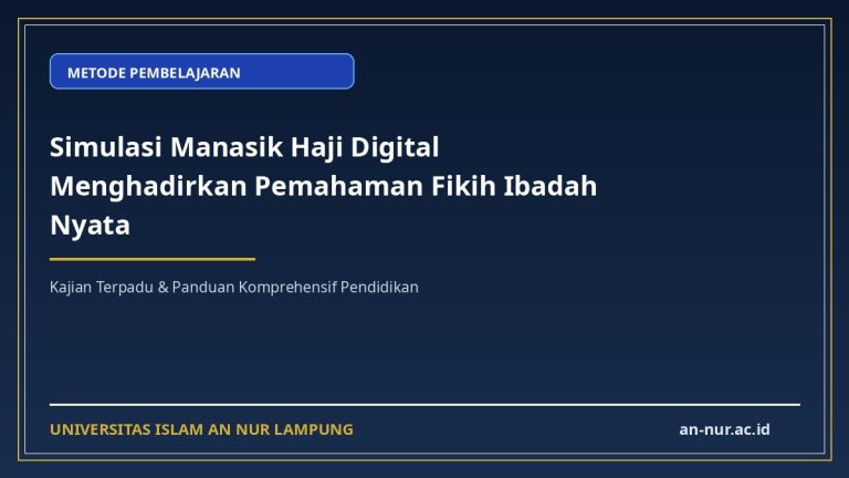 Simulasi Manasik Haji Digital Menghadirkan Pemahaman Fikih Ibadah Nyata