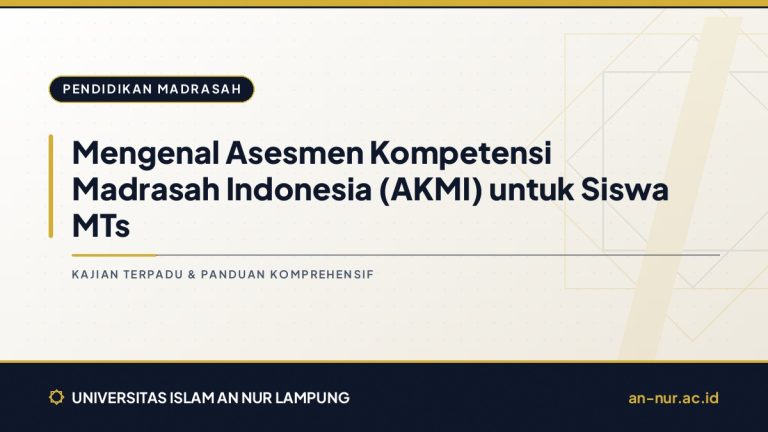 Mengenal Asesmen Kompetensi Madrasah Indonesia (AKMI) untuk Siswa MTs
