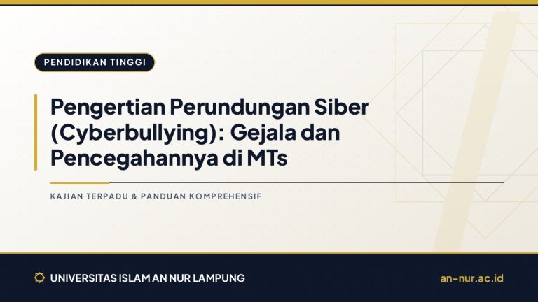 Pengertian Perundungan Siber (Cyberbullying): Gejala dan Pencegahannya di MTs