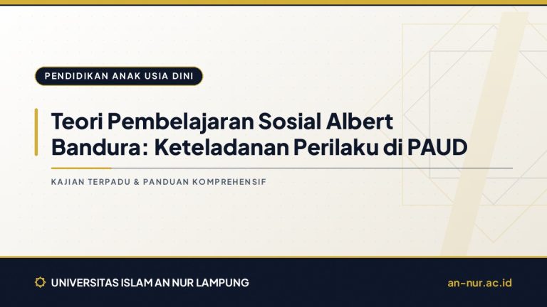 Teori Pembelajaran Sosial Albert Bandura: Keteladanan Perilaku di PAUD