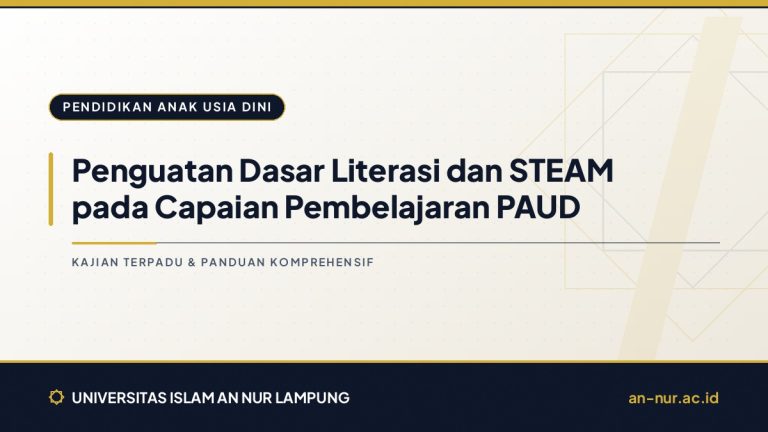 Penguatan Dasar Literasi dan STEAM pada Capaian Pembelajaran PAUD