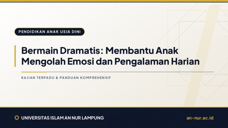 Bermain Dramatis: Membantu Anak Mengolah Emosi dan Pengalaman Harian