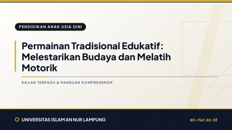 Permainan Tradisional Edukatif: Melestarikan Budaya dan Melatih Motorik