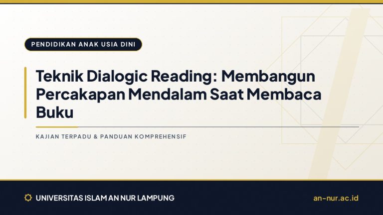 Teknik Dialogic Reading: Membangun Percakapan Mendalam Saat Membaca Buku