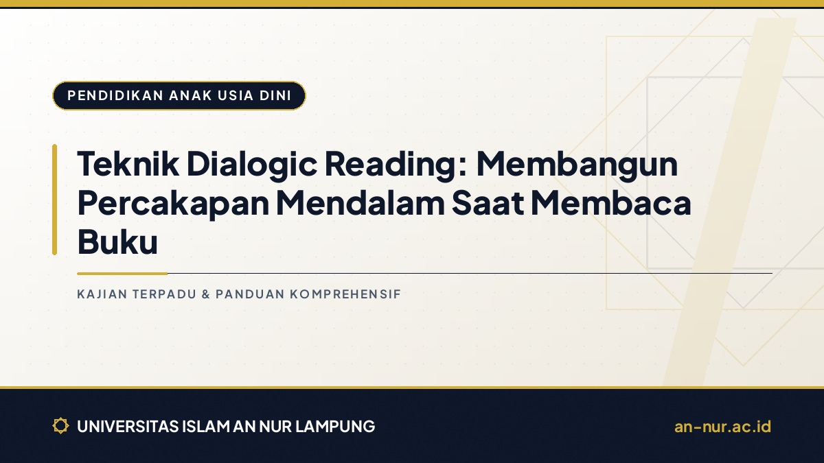 Teknik Dialogic Reading: Membangun Percakapan Mendalam Saat Membaca Buku
