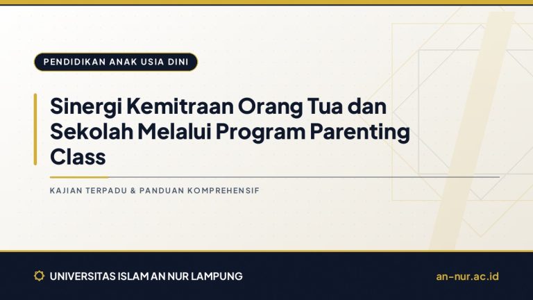 Sinergi Kemitraan Orang Tua dan Sekolah Melalui Program Parenting Class