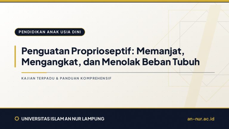 Penguatan Proprioseptif: Memanjat, Mengangkat, dan Menolak Beban Tubuh