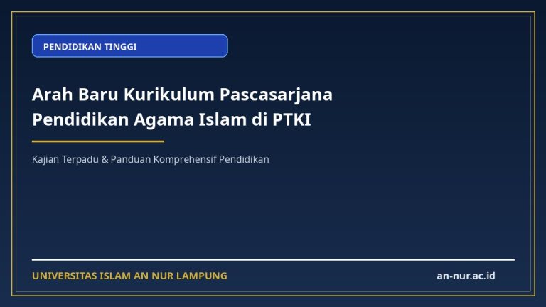 Arah Baru Kurikulum Pascasarjana Pendidikan Agama Islam di PTKI