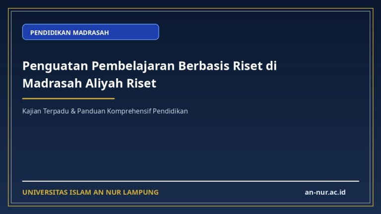 Penguatan Pembelajaran Berbasis Riset di Madrasah Aliyah Riset