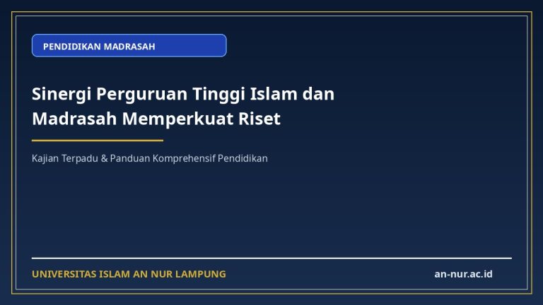 Sinergi Perguruan Tinggi Islam dan Madrasah Memperkuat Riset