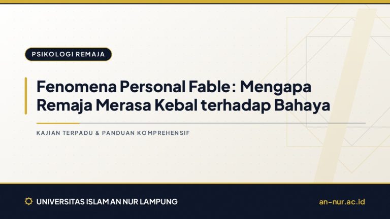 Fenomena Personal Fable: Mengapa Remaja Merasa Kebal terhadap Bahaya