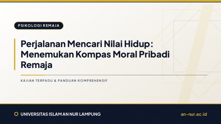 Perjalanan Mencari Nilai Hidup: Menemukan Kompas Moral Pribadi Remaja