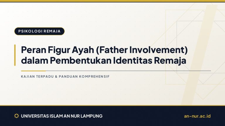 Peran Figur Ayah (Father Involvement) dalam Pembentukan Identitas Remaja