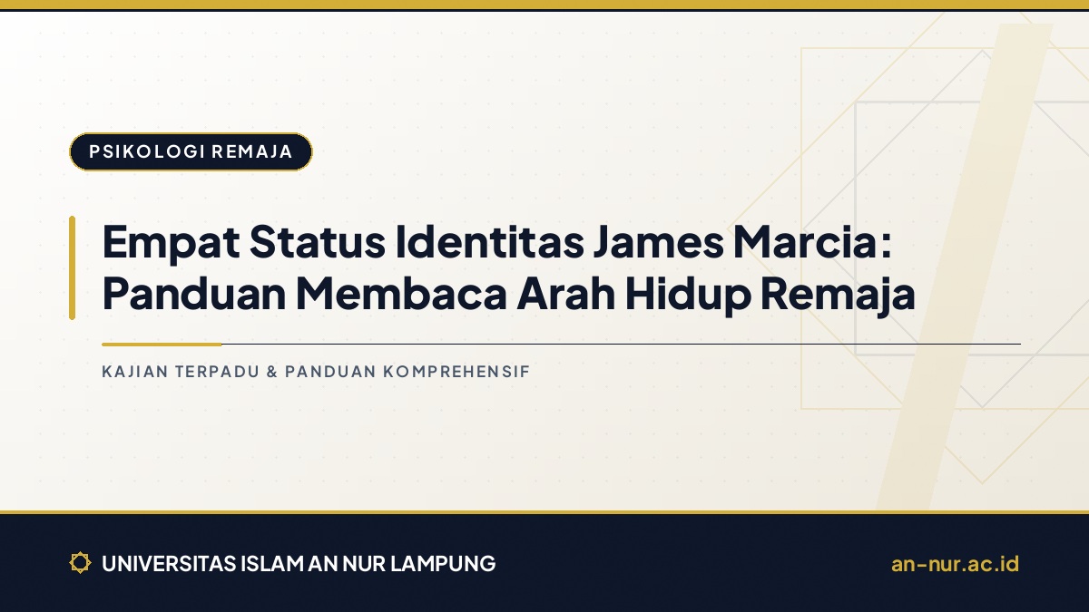 Empat Status Identitas James Marcia: Panduan Membaca Arah Hidup Remaja