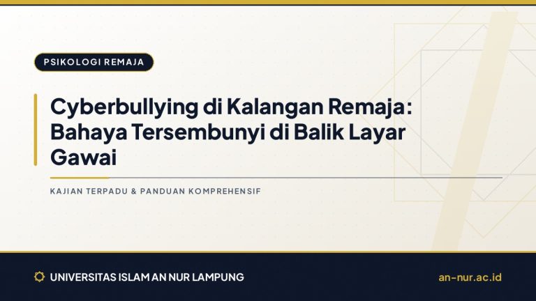 Cyberbullying di Kalangan Remaja: Bahaya Tersembunyi di Balik Layar Gawai