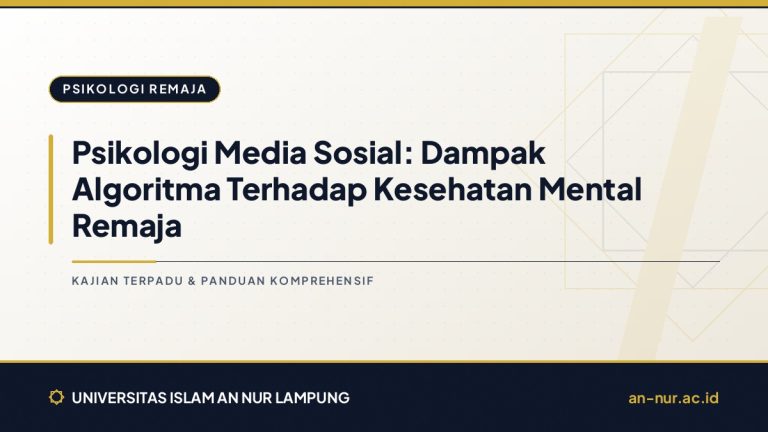 Psikologi Media Sosial: Dampak Algoritma Terhadap Kesehatan Mental Remaja