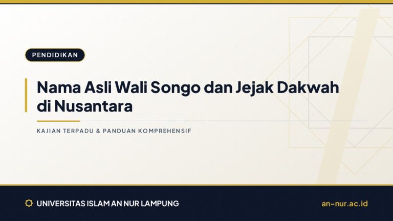 Nama Asli Wali Songo dan Jejak Dakwah di Nusantara