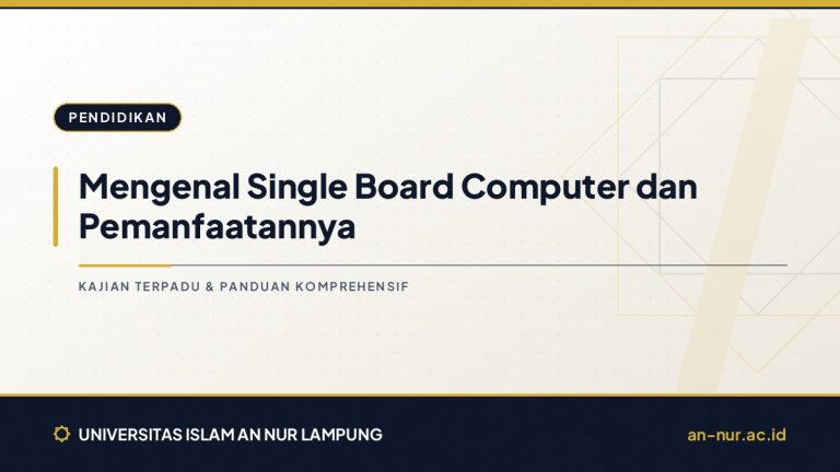 Mengenal Single Board Computer dan Pemanfaatannya