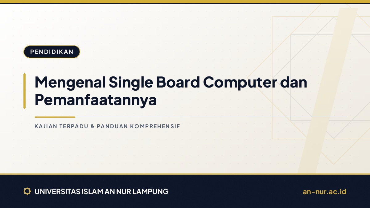 Mengenal Single Board Computer dan Pemanfaatannya