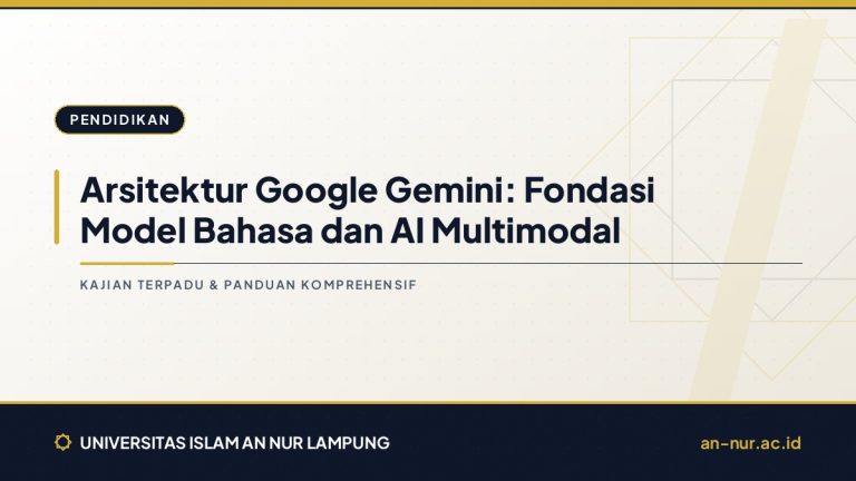 Arsitektur Google Gemini: Fondasi Model Bahasa dan AI Multimodal