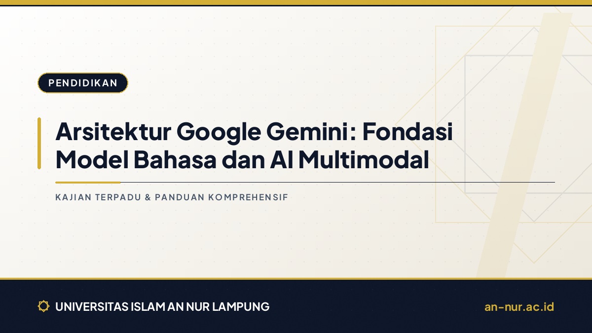 Arsitektur Google Gemini: Fondasi Model Bahasa dan AI Multimodal