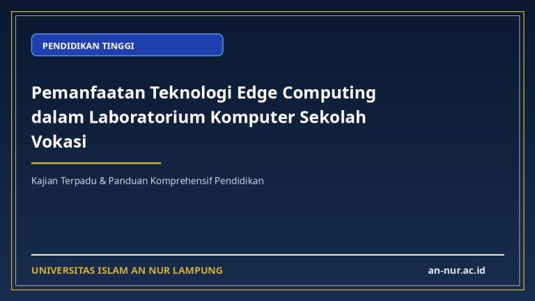 Pemanfaatan Teknologi Edge Computing dalam Laboratorium Komputer Sekolah Vokasi