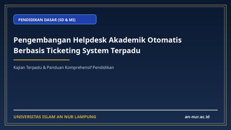 Pengembangan Helpdesk Akademik Otomatis Berbasis Ticketing System Terpadu